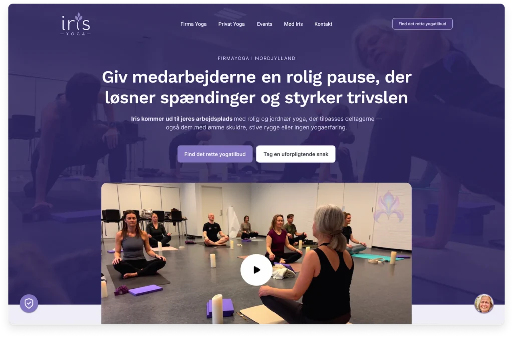 Alternativ retning for over folden – invitation ind i Iris Yoga univers.